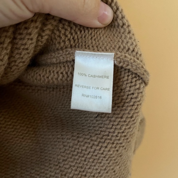 Garnet Hill Cashmere Turtleneck Sweater XS - Picture 4 of 4